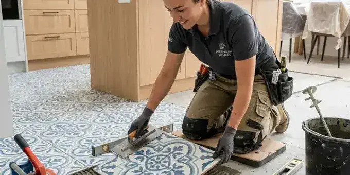 Floor & Wall Tiling Works